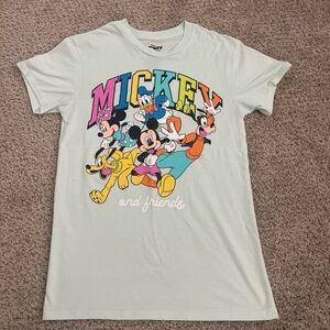 Disney Mickey and Friends Light Green Tee